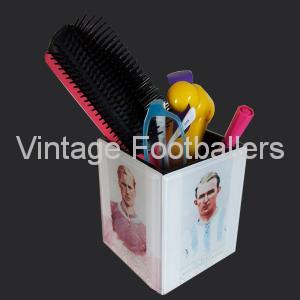 Personalised Vintage Footballer Pencil Holders