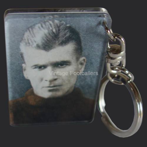 Personalised Vintage Footballer Acrylic Key Chain