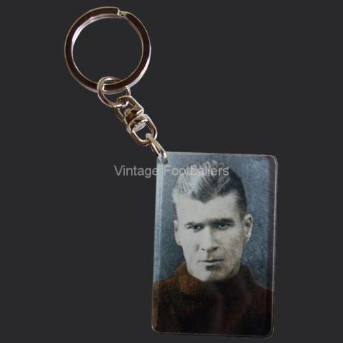 Personalised Vintage Footballer Acrylic Key Chain